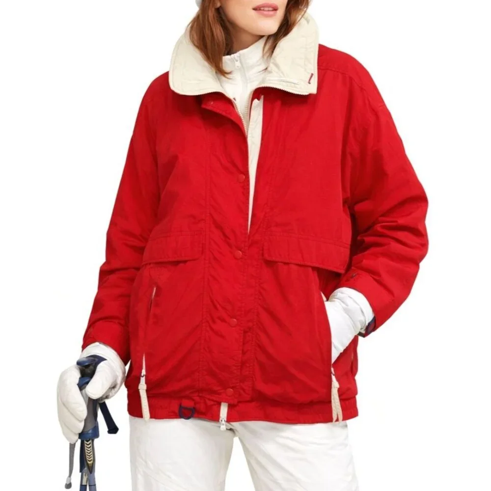 Vintage Woolrich Alpine Ski Jacket Red Winter Coat
